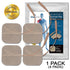 Premium Comfort Plus:  1.5" x 1.5" Square Tan Cloth Electrodes